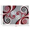 Flash Furniture Red 6' x 9' Distressed Abstract Area Rug OKR-RG1100-69-RD-GG - alternate 2